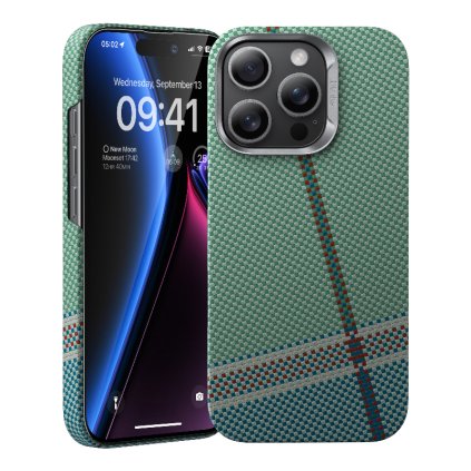 Zadný kryt Benks PassionGreen Kevlar 600D pre iPhone 16 Pro