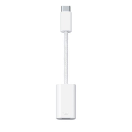 Adaptér MUQX3ZM/A Apple USB-C-Lightning biely