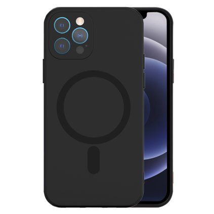 Zadný kryt TEL PROTECT MagSilicone pre Iphone 15 Pro Black