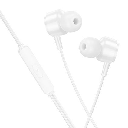 Slúchadlá Borofone BM94 Sonar s mikrofónom 3,5 mm jack biele