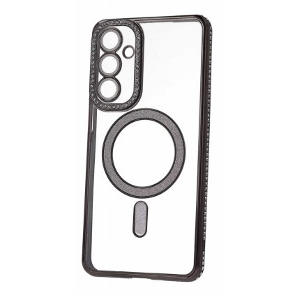 Zadný kryt Bling Magsafe pre Samsung Galaxy A16 5G čierny