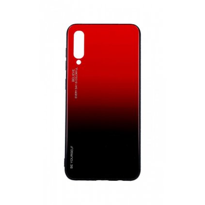 Zadný pevný kryt LUXURY na Samsung A50 dúhový červený