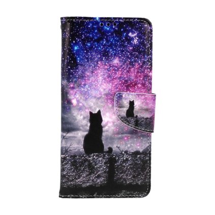 Flipové puzdro TopQ pre Samsung A16 Hviezdna obloha
