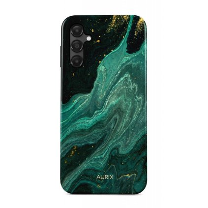 Luxusný kryt AURIX na Samsung A15 Green Lagoon
