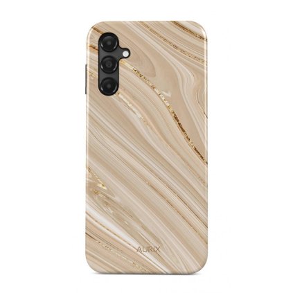 Luxusný kryt AURIX na Samsung A15 Golden Sands
