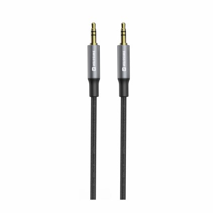 Audio kábel Swissten 3,5 mm jack - 3,5 mm jack 1,5 m čierny