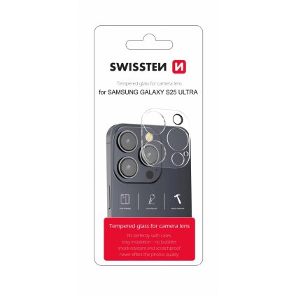 Tvrdené sklo na fotoaparát Swissten pre Samsung S25 Ultra