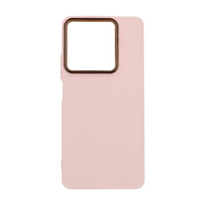 Zadný kryt Frame na Xiaomi Redmi Note 14 ružový