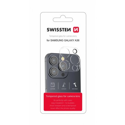 Ochranné sklo Swissten na objektív fotoaparátu pre Samsung A36
