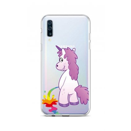 Zadný silikónový kryt na Samsung A50 Rude Unicorn