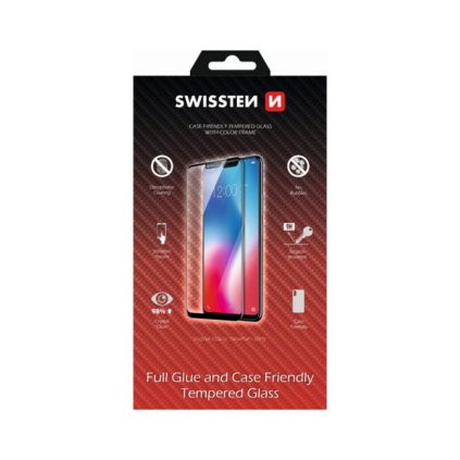 Tvrdené sklo Swissten FullGlue pre Samsung A26 5G čierné