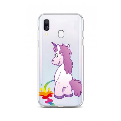 Zadný silikónový kryt na Samsung A40 Rude Unicorn