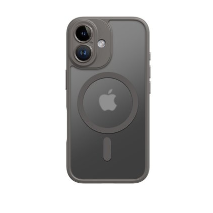 Zadný kryt Rock Guard Touch Matte Series Magnetic pre iPhone 16 sivý