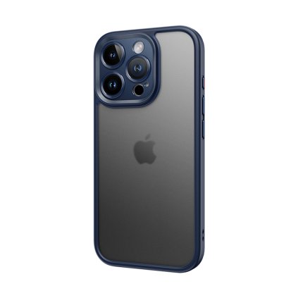 Zadný kryt Rock Guard Touch Matte Series pre iPhone 16 Pro modrý