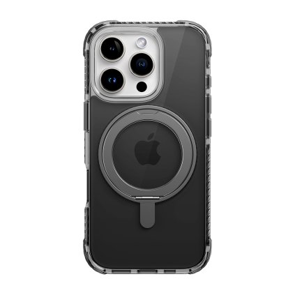 Zadný kryt Rock Rotating Stand Crystal Series Magnetic pre iPhone 16 Pro čierny
