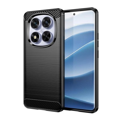 Zadný kryt Carbon Elite na Xiaomi Redmi Note 14 Pro 5G čierny