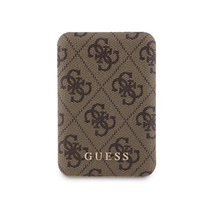 Powerbank Guess PU 4G MagSafe 5000mAh hnedá