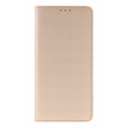 Flipové puzdro TopQ Smart Magnet pre Xiaomi Redmi A3 zlaté