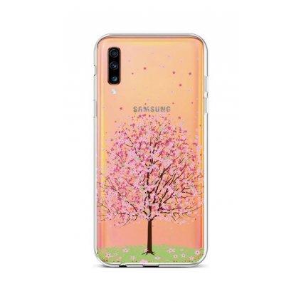 Zadný silikónový kryt na Samsung A70 Blossom Tree