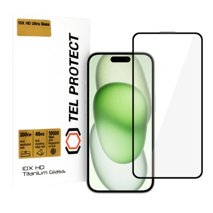 Tvrdené sklo Tel Protect 10X HD Titanium pre iPhone 15