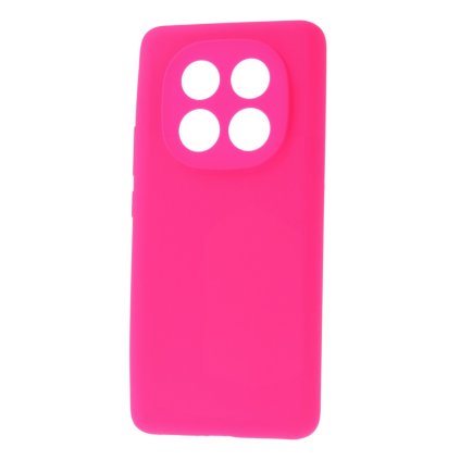 Zadný kryt Silicone Lite pre Xiaomi Redmi Note 14 Pro 5G fuchsiový