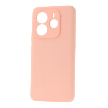 Zadný kryt Silicone Lite pre Xiaomi Redmi Note 14 5G broskyňový