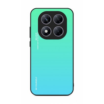 Zadný pevný kryt LUXURY na Xiaomi Redmi Note 14 Pro dúhový zelený