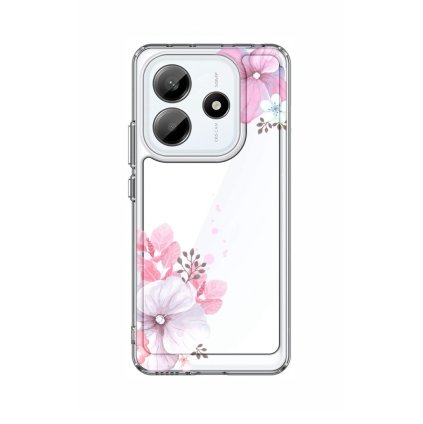 Zadný pevný kryt Image na Xiaomi Redmi Note 14 5G Violet Blossom