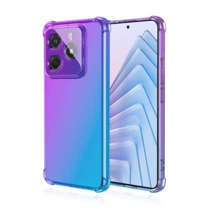Zadný kryt na Xiaomi Redmi Note 14 5G Shock dúhový fialovo-modrý