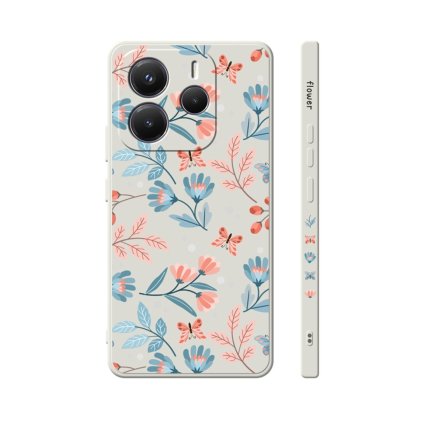 Zadný kryt Design na Xiaomi Redmi Note 14 5G Romantické kvietky
