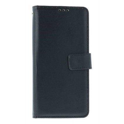 Knižkové puzdro na Xiaomi Redmi Note 14 5G čierne s prackou 2