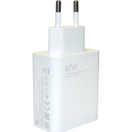 Adaptér Xiaomi MDY-12-EH USB-A 67W biely
