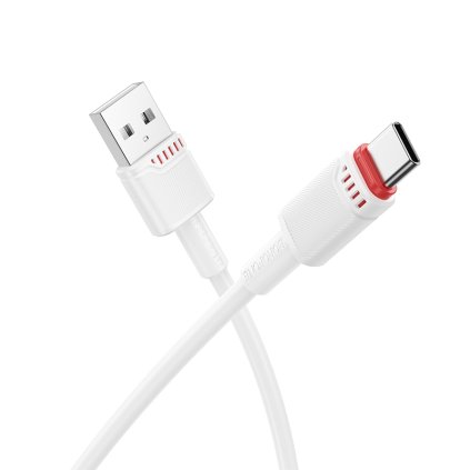 Dátový kábel Borofone BX110 Beneficio USB-A na USB-C 2,4A 1m biely