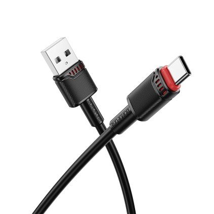 Dátový kábel Borofone BX110 Beneficio USB-A na USB-C 2,4A 1m čierny