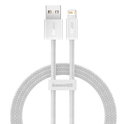 Datový kábel Baseus Dynamic Series Fast Charging USB-A - Lightning 2.4A 1m white