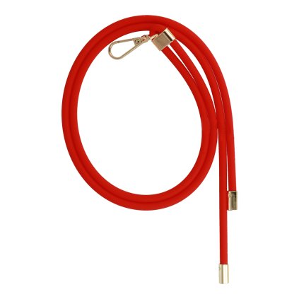Šnúrka na mobil GSN-1 Long silicone červená
