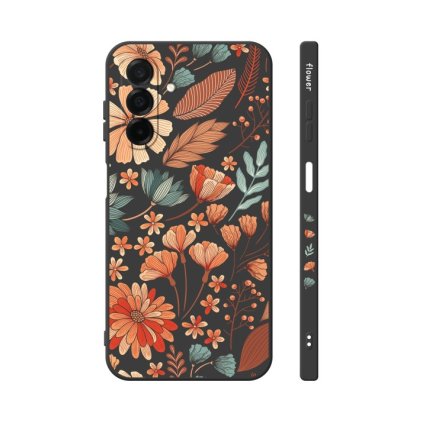 Zadný kryt Design na Samsung A26 5G Lúčne kvietky čierny