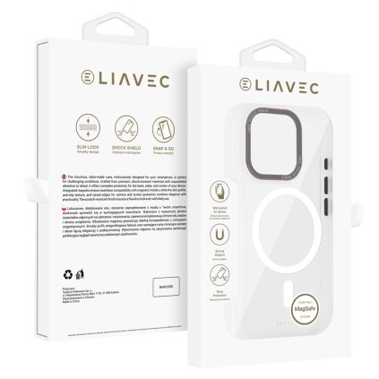 Zadný kryt Liavec Hybrid Magsafe Clear pre iPhone 16 Pro Max