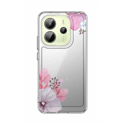 Zadný pevný kryt Image na Xiaomi Redmi Note 14 Violet Blossom