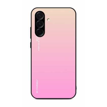 Zadný pevný kryt LUXURY na Samsung A36 dúhový marhuľový