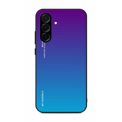 Zadný pevný kryt LUXURY na Samsung A36 dúhový purpurový