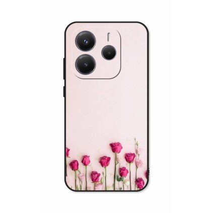 Zadný kryt DARK na Xiaomi Redmi Note 14 Roses