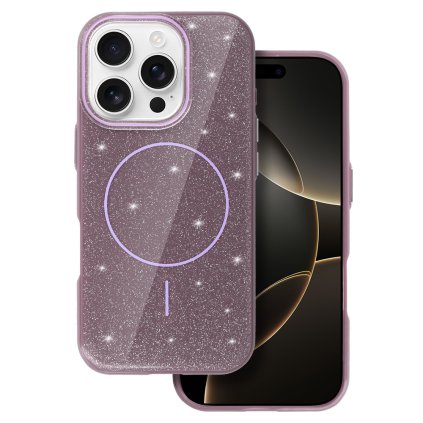 Zadný kryt Magsafe Slim Shiny pre iPhone 16 fialový