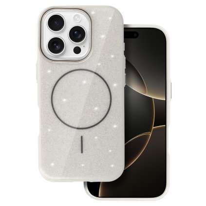Zadný kryt Magsafe Slim Shiny pre iPhone 14 Pro Max strieborný