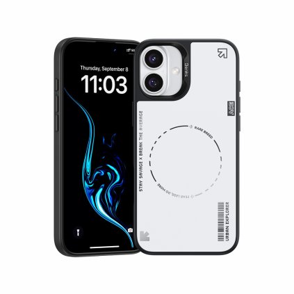 Zadný kryt Benks Dynamic Minimalist pre iPhone 16 Plus biely