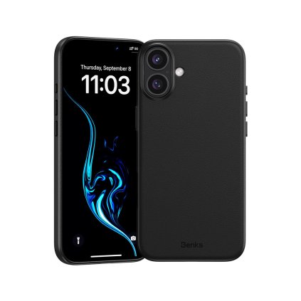 Zadný kryt Benks Magnetic Vita Pro Silicone pre iPhone 16 čierny