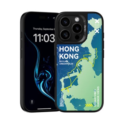 Zadný kryt Benks Dynamic City Hong Kong pre iPhone 15 Pro Max