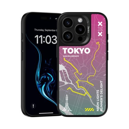 Zadný kryt Benks Dynamic City Tokyo pre iPhone 16 Pro Max