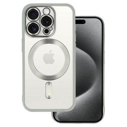 Zadný kryt Metallic Magsafe pre Samsung Galaxy S25 Silver