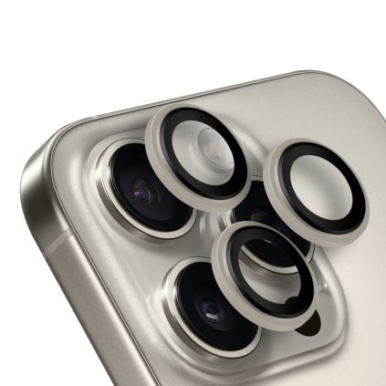 Ochrana objektívu OBAL:ME pre Apple iPhone 15 Pro-15 Pro Max Natural Titanium